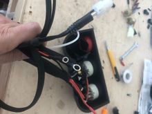 Wired up plx wideband, autometer boost and oil pressure gauge