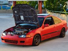 My 95 Civic EX B20 swapped 