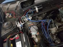 Rat's nest of wiring..