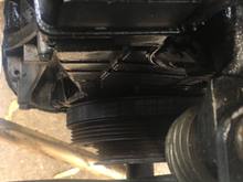 This is the crank pulley aligned at TDC