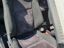 seats always covered, keeping them in good shape, but covers removed for photo