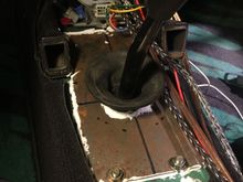 Sealed the plate to eliminate any possible vibration or noise from under the car. An incredible difference from having the holes open.