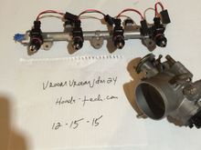 Itr fuel rail. New rc310cc injectors. 68mm tb. 350obo. Will ship anywhere in US for free. 9206526467