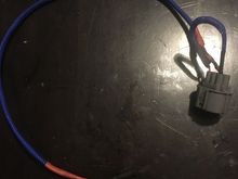 Adapter harness for the reverse lights and automatic bypass.