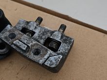 Mounting bracket for the accord slave cylinder - which turns out to be a   removable add-on!!!  why Honda?!??!