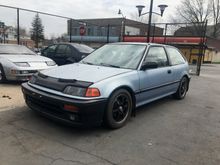 Slapped them on the blue car. She starts to look more beautiful every time I put something new on.