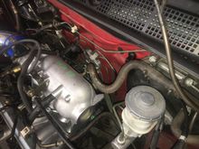 Break booster connected to the back top nipple