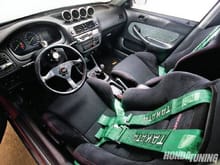 My past interior with ITR SR3s and momo mats.