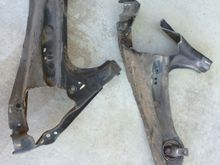 This is what is left of the of the CR-V trailing arms