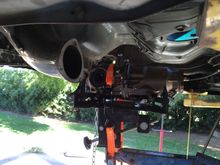 Tank removed and not much room