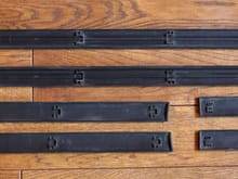 Honda Civic VI (1996 - 2000) LHD/RHD hatchback/coupe used OEM complete thin moldings set for sale