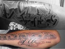 D.V.C REPRESENTIN... GZRR &amp; SI'S LATEST INK...THAT LOVE RIGHT THERE!
