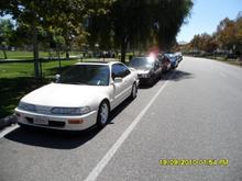 a good amout of cars showed ..more than expected hahaha