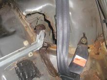 Started to find some rust when I took the interior off.
