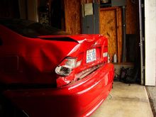 let a homie drive it to enter into HIN 07 n got rear ended by a lady that fell asleep