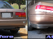My CB7 rear Before and After of what it is now
