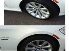 BMW 335i wheels restored