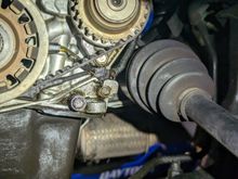 Under the water pump