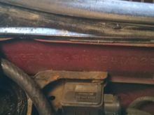Old MAP sensor was mounted on the firewall.