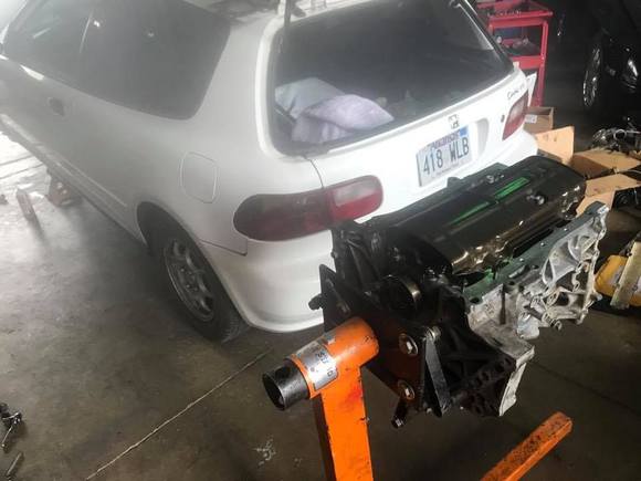 Motor coming together