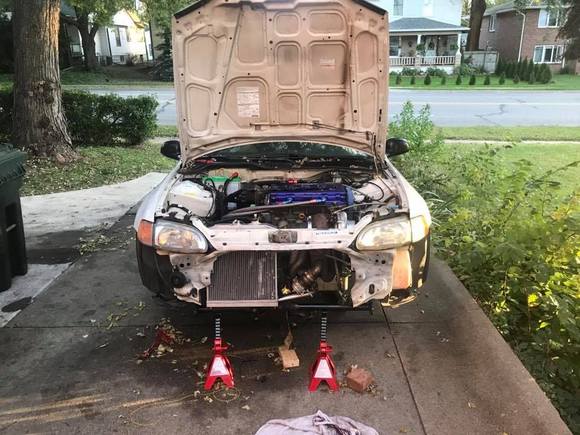 Swapping new trans in