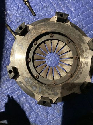 I forgot to mention, as you can see I gave my twin disc tons of hot spots. I gave it like 20LBS I’d boost after only 80 miles on the build. Hmmm.. I’m not so worried about engine break in, but next time maybe I’ll work the clutch a little more lol. 