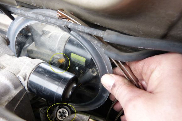 There was also a difficult bracket in the back of the plenum along with another electrical connector.