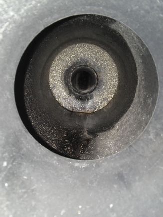 Also this is the inside of my muffler canister. All that speckly stuff is what I was talking about. Could it be the element from inside the cat? Smells kinda sulfurous but could just be from having my face in the exhaust. My friend insists the cat is clogged.