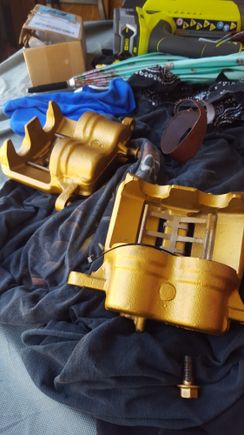 I began rebuilding one and inserted the o-ring, but than i began inserting the new caliper into the caliper bore with the dust boot installed; well short story i pinched the boot and it ripped so I just sent one off to my uncle who owns a shop in stockton to rebuild them for me since im a clutz. Check his shop out its called Speedy Auto, pretty nice dude and always has resturning customers.