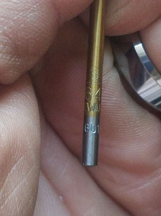 9/64 bit to drill pilot holes for the tap
