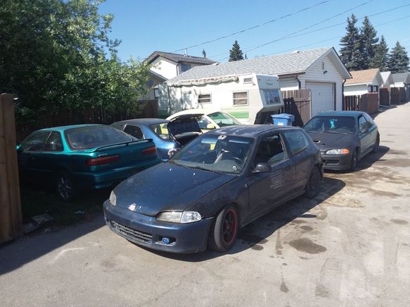 Car behind mine is the d eg im tuning 