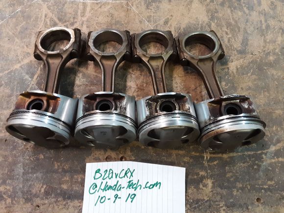 B16 pr3 pistons and rods, lower miles and in great usuable shape $75 shipped