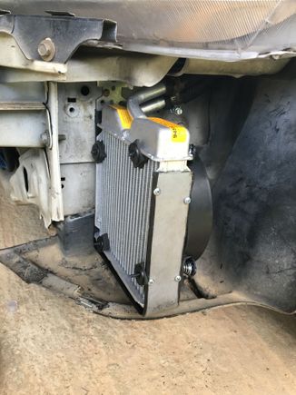 Tight fit! Gotta watch really watch the road now...