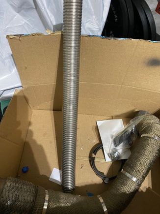 1.25" ID stainless flex tube brand new - 15$