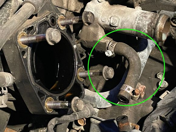 This is with the throttle body removed. 