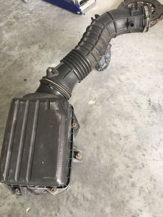 Has filter inside which is in good shape also. Has all hardware. 50$ obo shipped