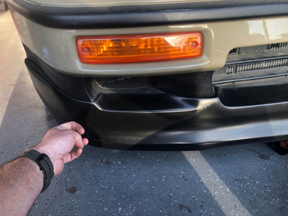 CS style front lip arrived...loving this at the moment. Can’t wait to mount it and see it