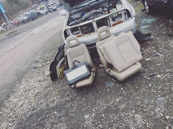 Tan leather interior