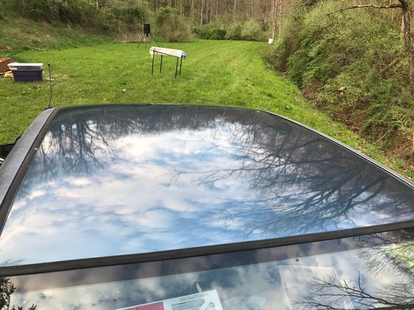 Got the roof all painted today. 

I gotta work a little bit this week so as soon as I start the metal work I will post pictures. 

All that is left is the metal work on the quarter panels, and the deck lid. 👍🏽 I’ve decided to leave the bumpers black. 