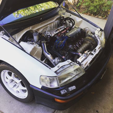 So this is how the car sits right now. She’s running driving great! I couldn’t be happier with it. I got some parts coming in that I’m excited about and hopefully I can start updating this thread again. So stay tuned. I know I’m not on here every day so bare with me. 