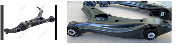 the bracket that came with the traction bar matches to the LCA on the left
my car has the pillow ball LCA on the right