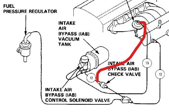 Alternate vacuum line routing until I figure things out...
