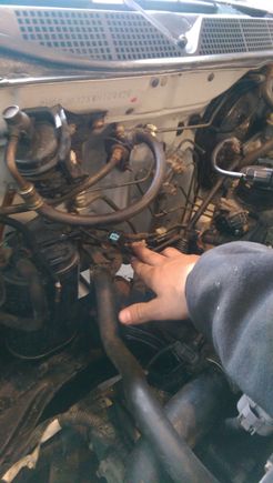 New harness plug location