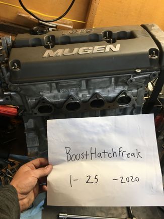 Stock gsr short block rebuilt with 0 miles. with built head. Skunk 2 valves, blox springs and retainer, blox p2 cams and gears. Head has 1500miles in it.  
