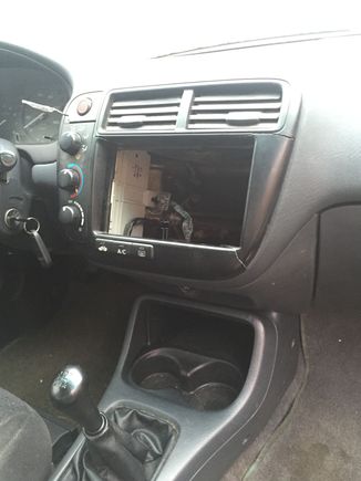 Here is how the climate control looked in the new car.