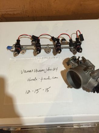 Itr fuel rail. New rc310cc injectors. 68mm tb. 350obo. Will ship anywhere in US for free. 9206526467