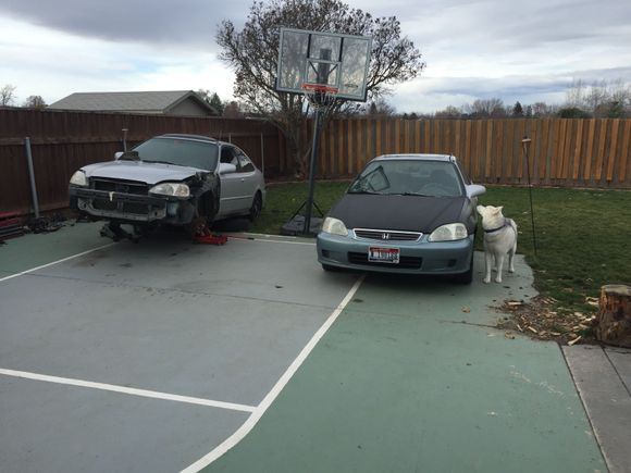 Last drive with its original motor.