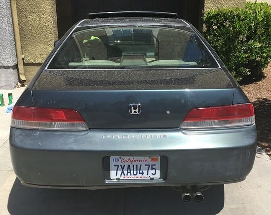 Trunk lid is very clean. Its been wet sanded with 2000, then rubbing compound then waxed., its dirty now but I need to wash the car once I finish with the painting and waxing and such