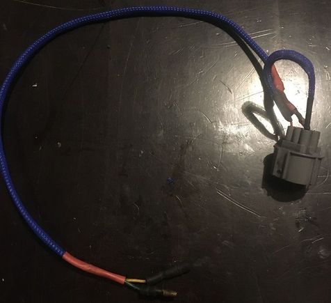 Adapter harness for the reverse lights and automatic bypass.