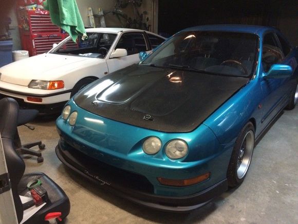 Squad! My bros teg just finished putting the lip on.